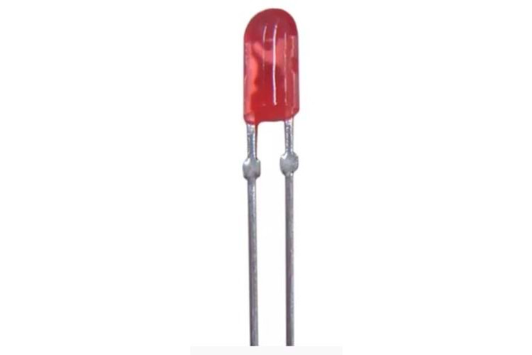 LED RED 5mm OVAL THT