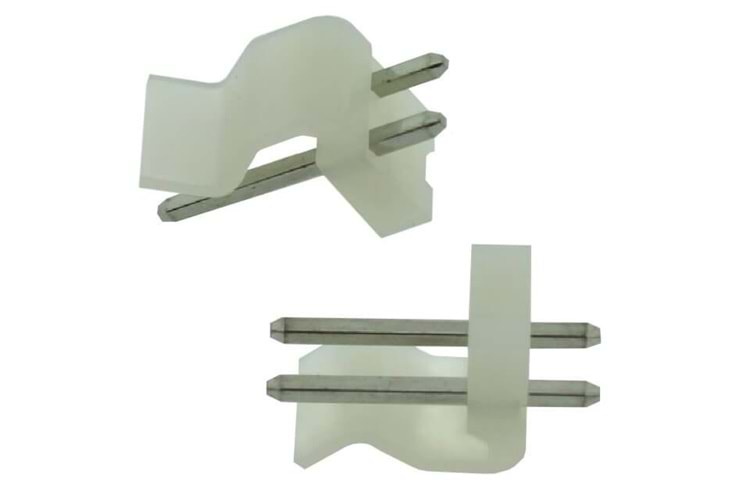 CONN 2P 3.96MM 180* 16.5MM WHITE TIN MALE THT