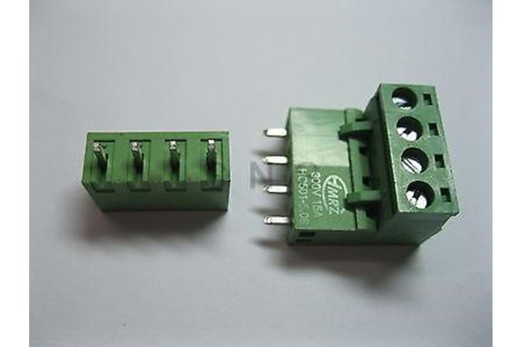 TERM 4P 5.08MM 180* OPEN MALE THT
