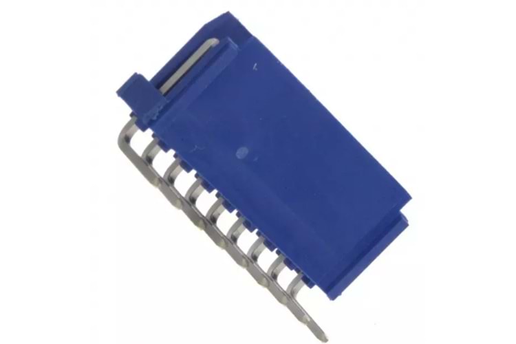 CONN 9 POS .100 DL R / A TIN 2.54 THT