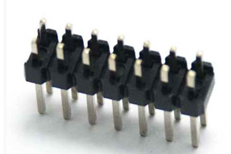HEADER 4P (2x2) 2.54MM V/T MALE THT