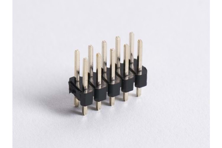 PIN HEADER 2X5 10PIN 2.54mm 180° MALE THT