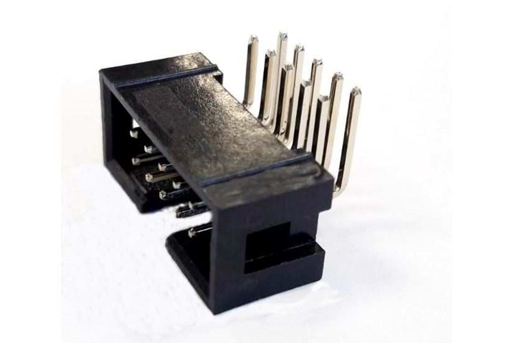 HEADER BOX 10PIN 2X5 2.54mm 90* MALE THT