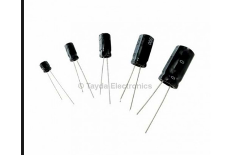 CAP EL 10uF 35V THT