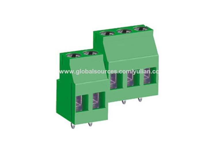 KLM 2PIN 5.00mm 1 BOY PCB TYPE YILDIZ VİDALI THT