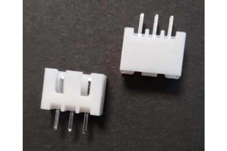 CONN 3P 2.50MM 180* WHITE TIN MALE THT