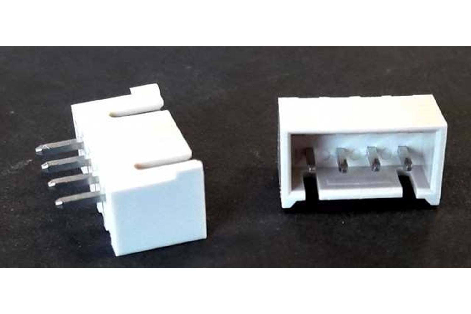 CONN 4P 2.50MM 180* WHITE TIN MALE THT
