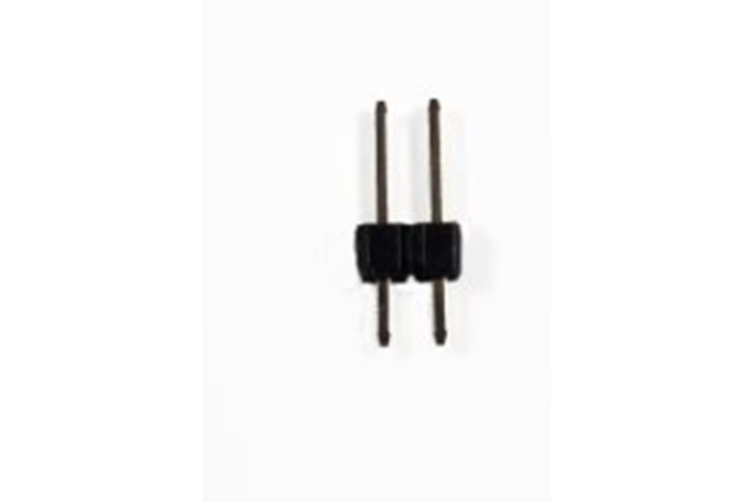 PIN HEADER 2P 2.54mm 11mm 1x2 180° MALE THT