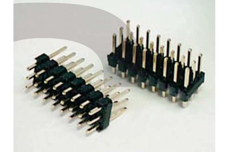 HEADER 2x36 72P 2.54MM 180* 12MM MALE THT