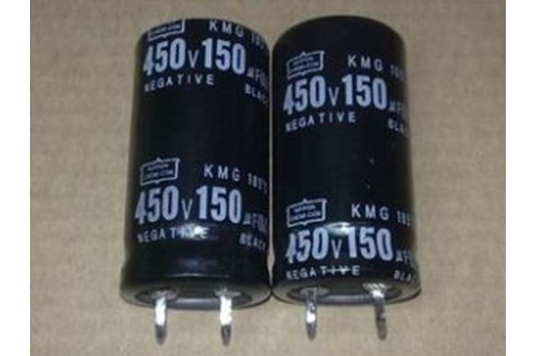 CAP EL 150uF 450V 25x35 10MM 105C SNAP IN THT