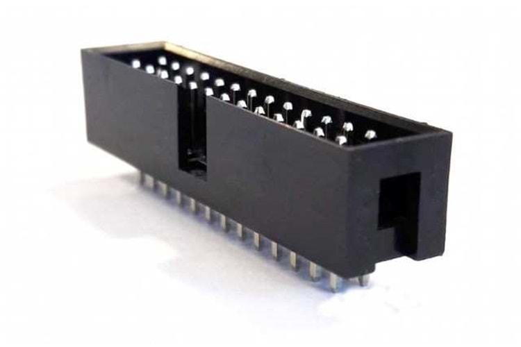 CONN BOX HEADER 26PIN(2x13) 2.54mm THT V/T MALE BLACK
