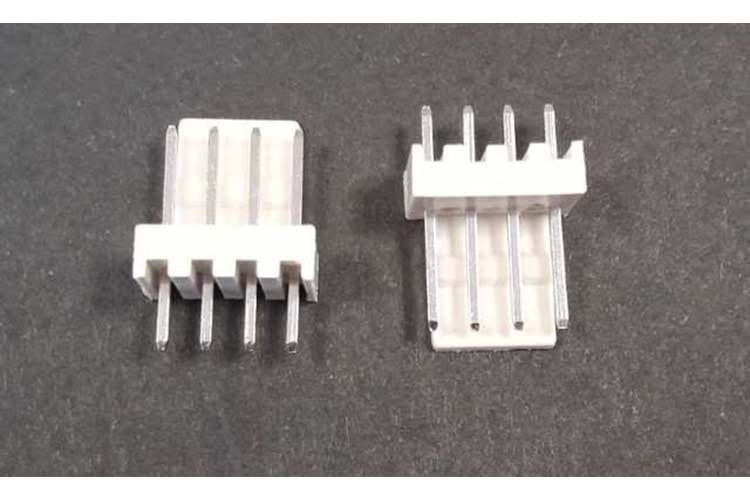 CONN 4P 3.96MM 180* WHITE TIN MALE THT