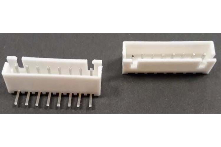 CONN 8P 2.50MM 90* WHITE TIN MALE THT