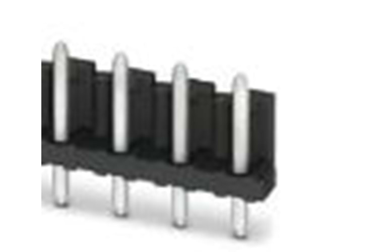 CONN 4PIN 3.96mm 180° BLACK MALE THT