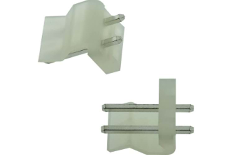 CONN 2P 5.08MM 180* MALE WHITE THT