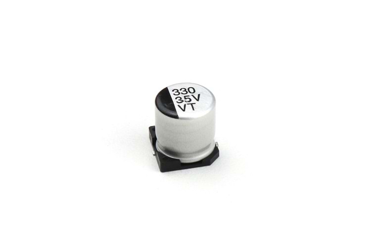 CAP EL 330uF 35V %20 10x10,5 SMD
