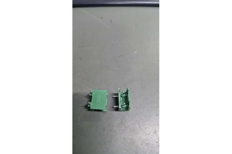 TERM 2P 7.62MM 90* GREEN OPEN MALE THT