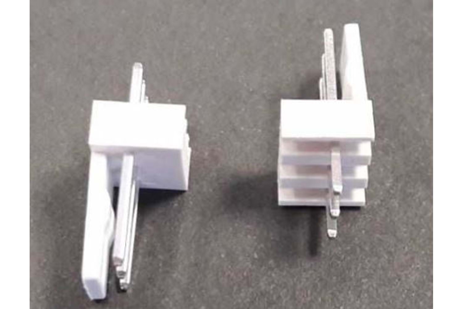 CONN 3P 2.54MM 180* WHITE TIN MALE THT
