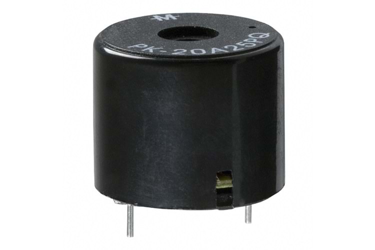 BUZZ AUDIO PIEZO INDICATOR 3-24V 2.5KHZ THT