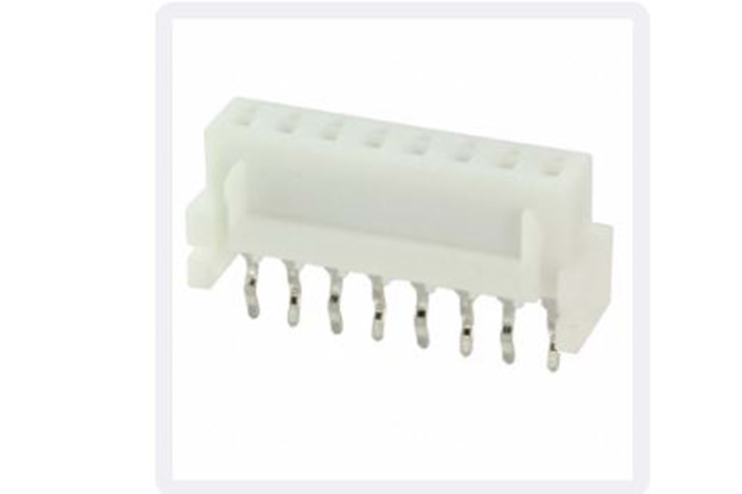 CONN 8P 2.5MM 90* WHITE MALE THT