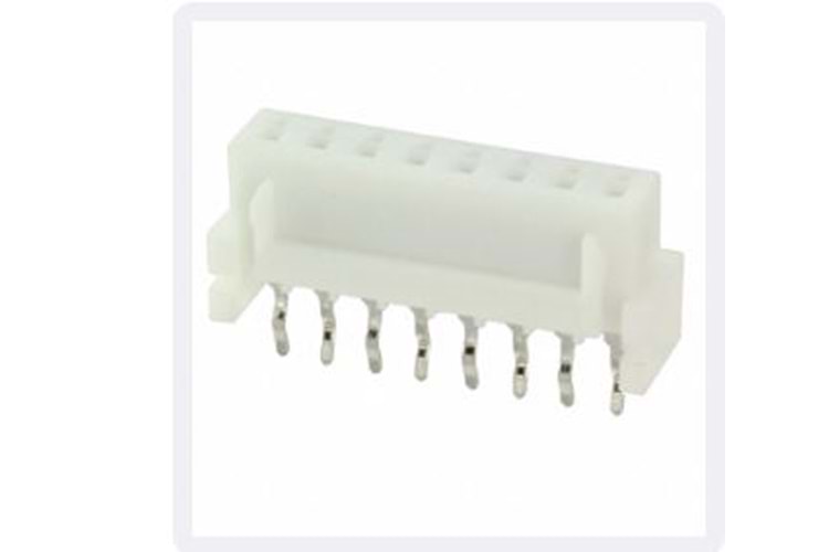 CONN 8P 2.5MM 90* WHITE MALE THT