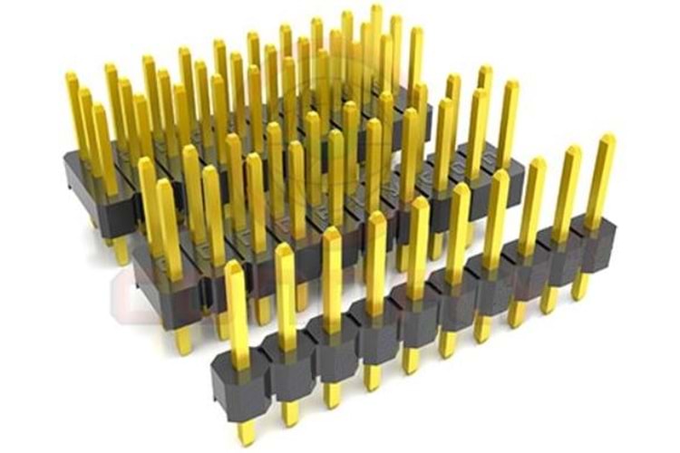 HEADER 1x40 2.54mm 17.60mm 180* MALE THT