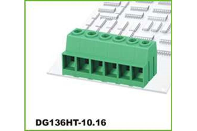 TERM.BLK.10.16MM 3P PCB TYPE GREEN GAOSONG