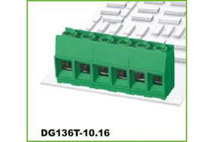 TERM.BLK.10.16MM 2P PCB TYPE GREEN GAOSONG