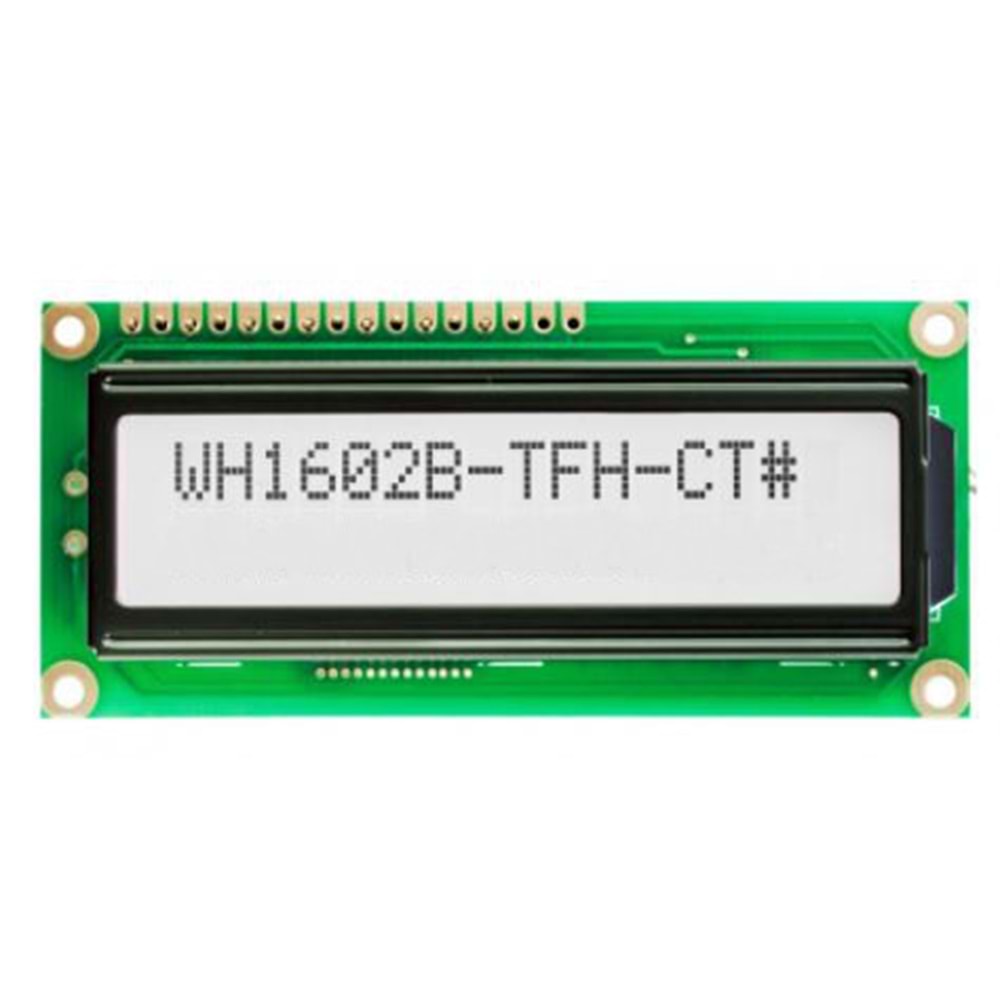 LCD MOD 16X2 80X36X13,5MM LEDB LİGHT WHITE THT