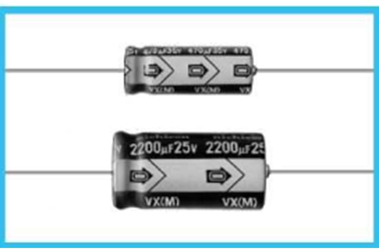 CAP EL 2.2uF 100V 5X12 85C AXIAL TR NICHICON THT