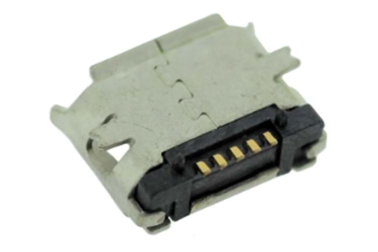 CONNECTOR USB 5PİN 90° MICRO FEMALE SMD