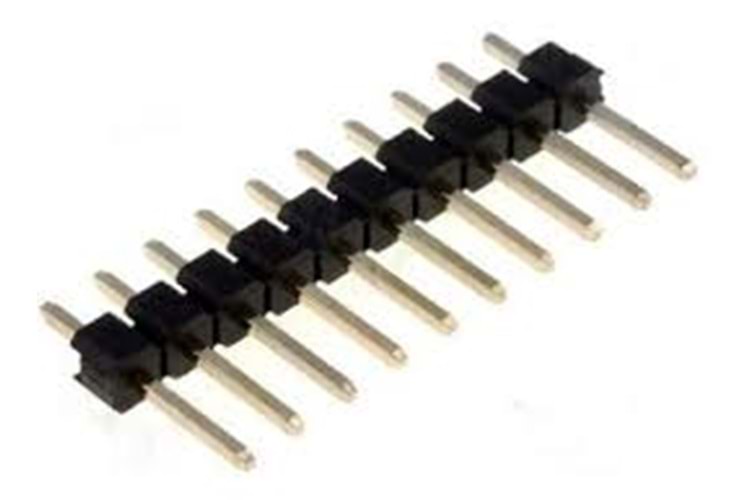 HEADER 1x8 2.54mm 180* MALE THT
