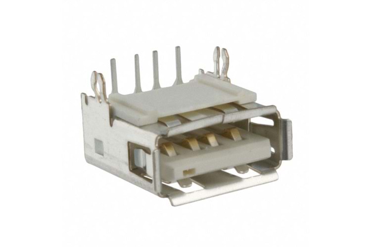 CONN USB2.0 TYPEA 4POS R/A RCPT THT