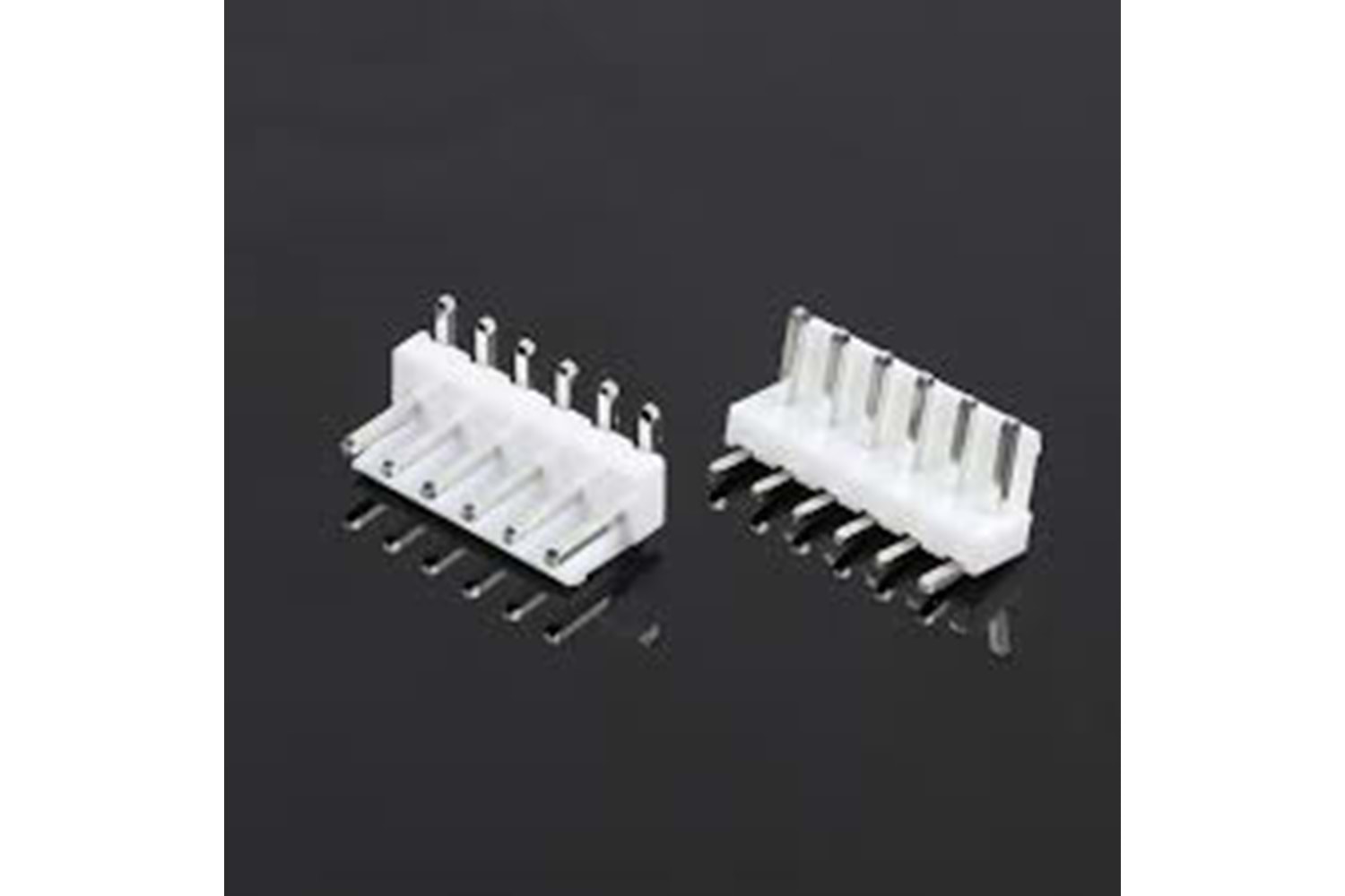 CONN 8P 3mm 90° FEMALE BLACK THT