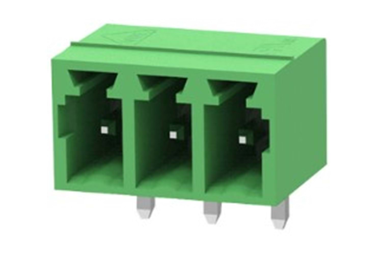 TERM 3P 90* 3.81MM GREEN CLOSED MALE THT