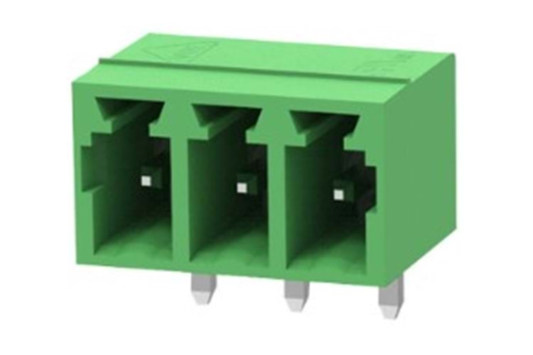 TERM 3P 90* 3.81MM GREEN CLOSED MALE THT