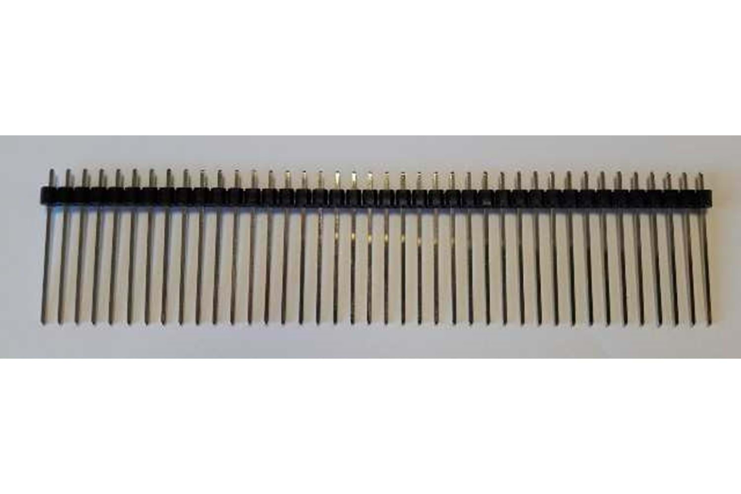 HEADER 40P (1X40) 2.54MM 23.50mm 180* MALE THT