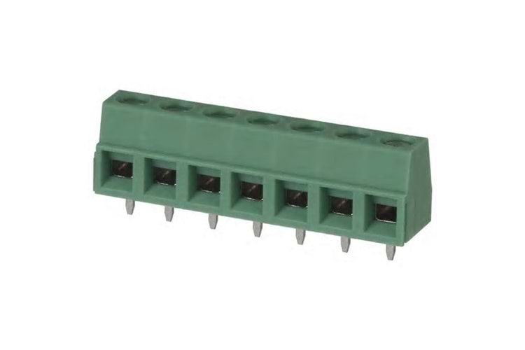 TERM 7P 5.00MM 1 BOY GREEN PCB TYPE THT