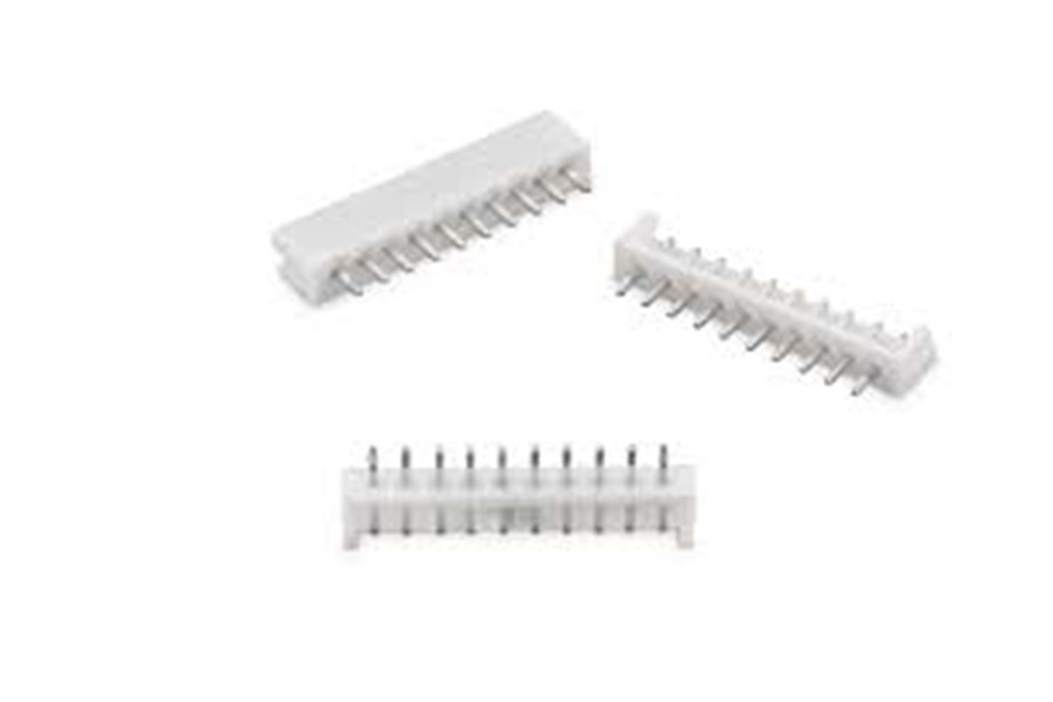CONN 2P 2.50MM 180° WHITE MALE THT