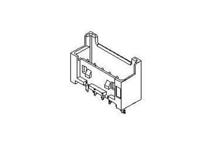 CONN HEADER 3P 2.5MM 180* MALE THT