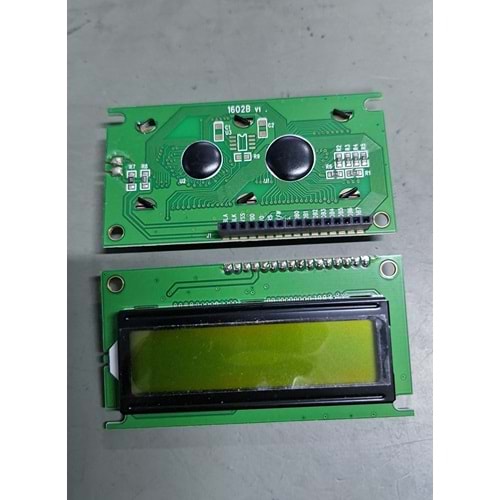 LCD DISPLAY 16*2 84x44x10mm GREEN THT