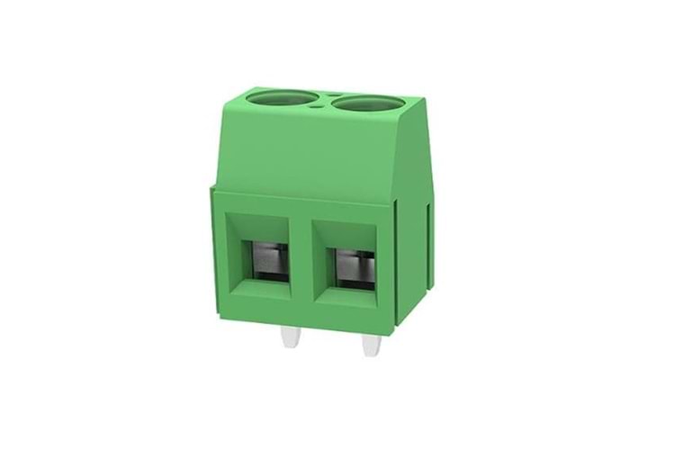 KLM 2P 5.08MM GREEN 180°THT