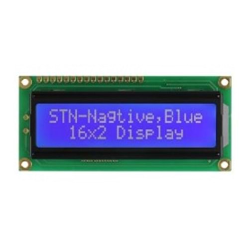 LCD MOD 16*2 80X36X13,5MM BLUE BGR. CRILIC THT