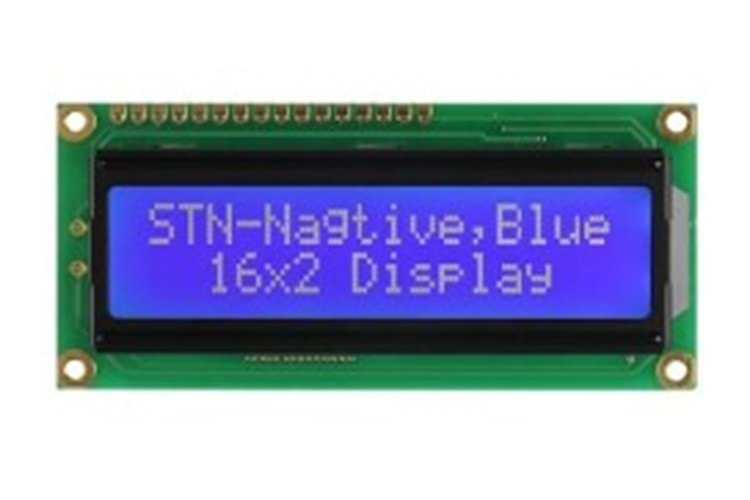 LCD MOD 16*2 80X36X13,5MM BLUE BGR. CRILIC THT