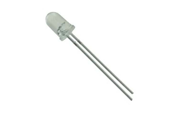 LED ORANGE WATERCLEAR 5MM THT