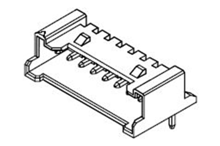CONN HEADER 1X8P 2.0mm MALE THT
