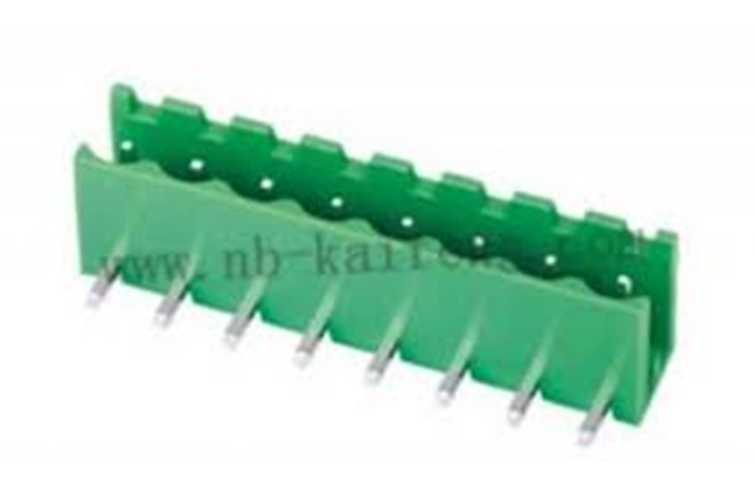 TERM 9P 5.08MM 90* GREEN OPEN MALE THT