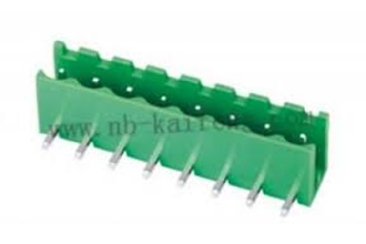 TERM 9P 5.08MM 90* GREEN OPEN MALE THT