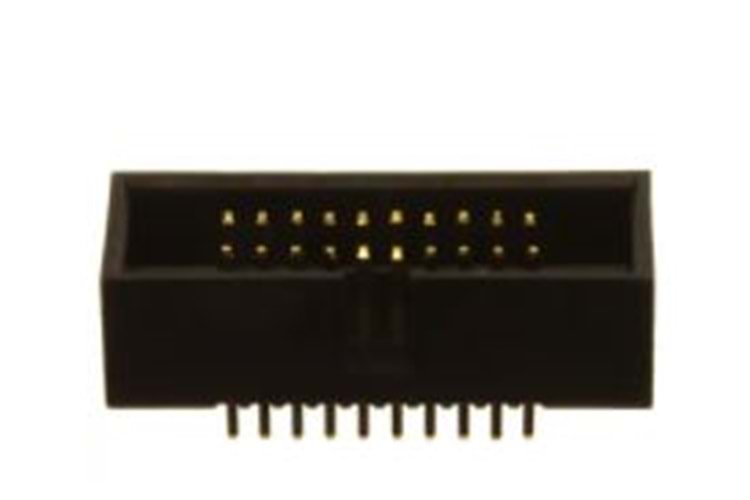 CONN HEADER VERT 20P 1.27MM THT