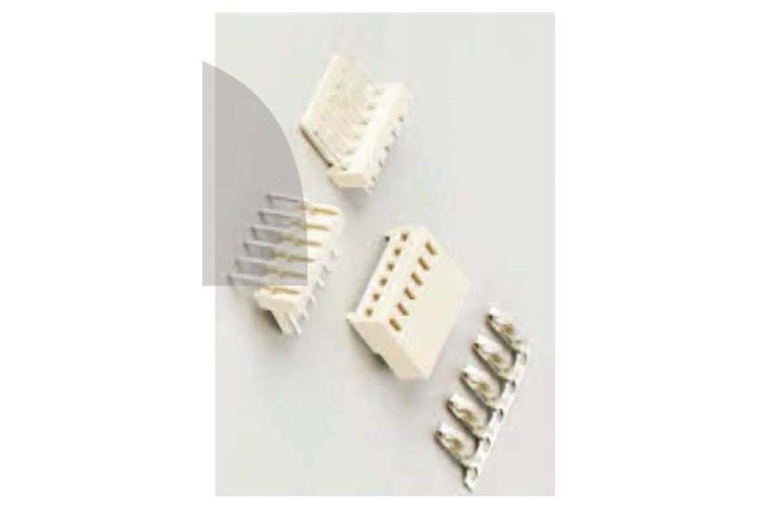 CONN 5P 2.54MM 180C MALE WHITE THT